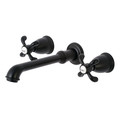 French Country KS7120TX Two-Handle Wall Mount Bathroom Faucet KS7120TX